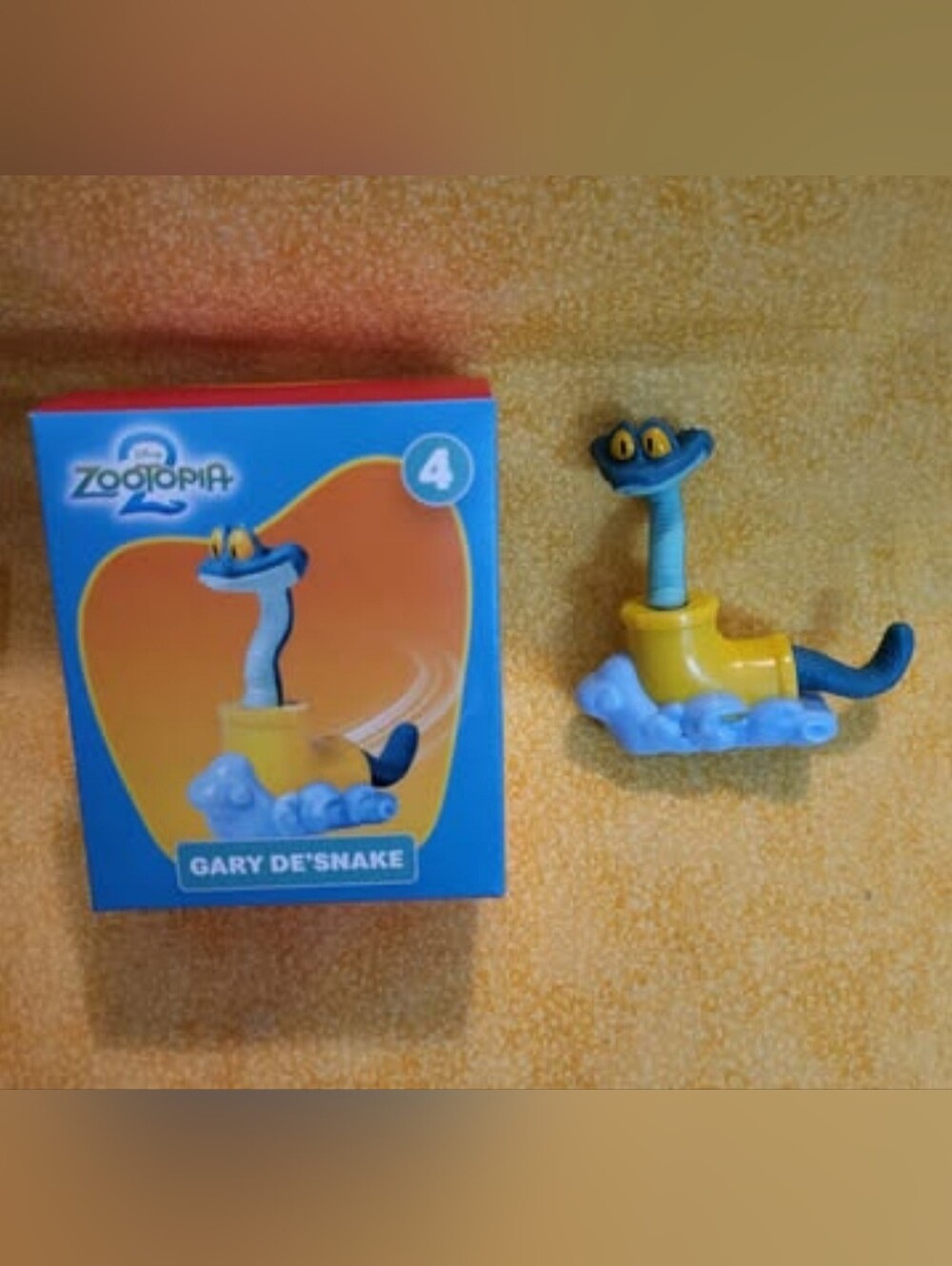Gary De'Snake from Disney Zootopia 2 (Happy Meal Toy)